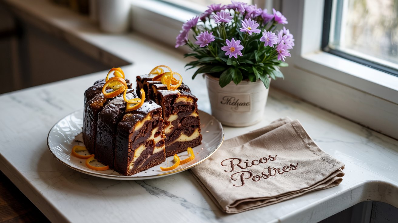 Panqué de Chocolate Amargo con Naranja y Anís, Receta de Puebla