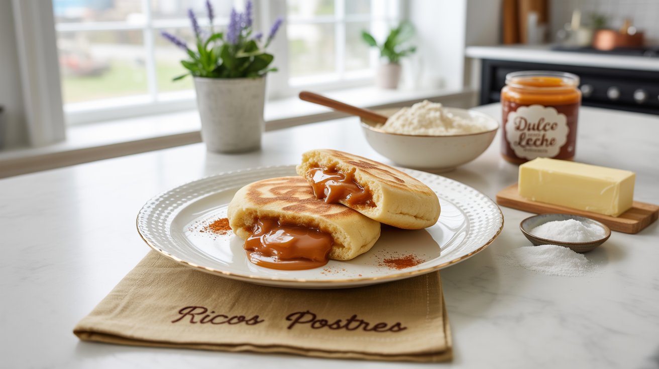 Arepas Dulces con Relleno de Cajeta