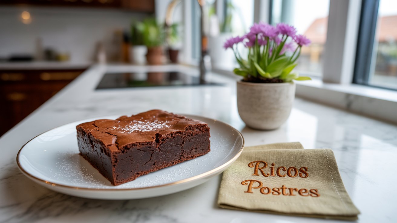 Brownies con Harina de Maíz y Chocolate