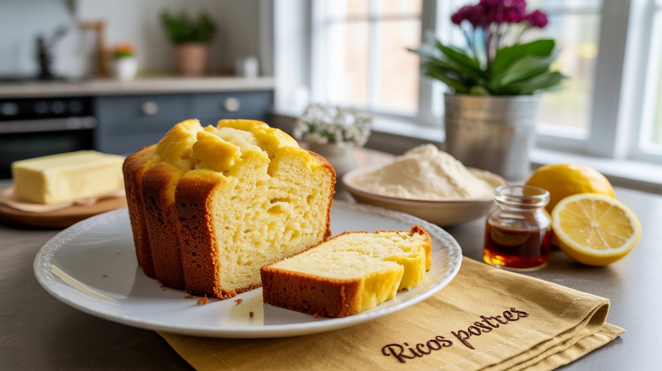 Panqué de Harina de Maíz con Ralladura de Limón, Inspirado en Yucatán