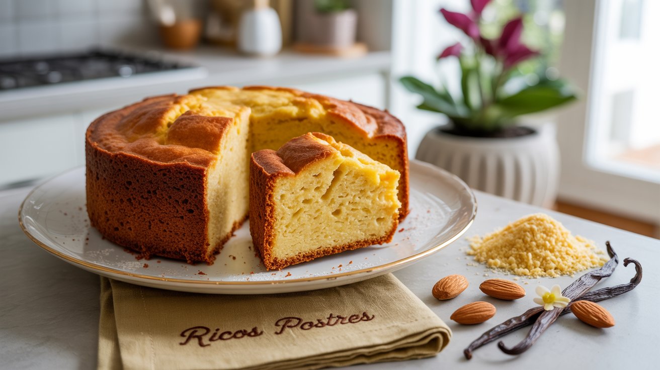 Pastel de Harina de Maíz y Almendra