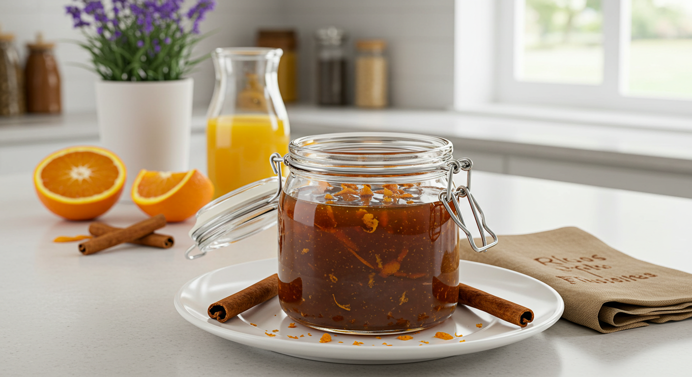 Salsa de Piloncillo y Naranja, Ideal para Tamales Dulces de Chiapas